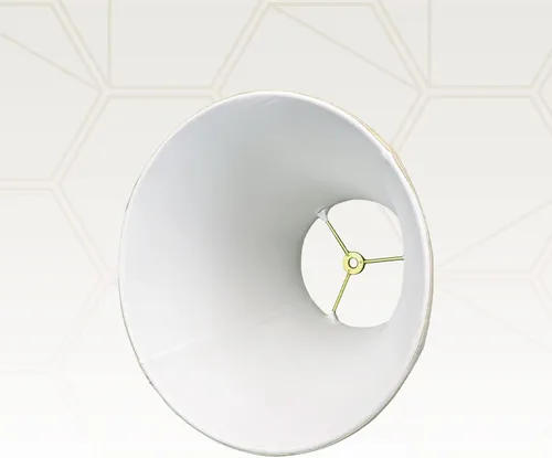 Vista 10 de Royal Designs, Inc. BS-707FC-6AGL Deep Empire Basic - Pantalla para lámpara con clip de llama, 3.5 x 6 x 5.75 pulgadas, color dorado antiguo