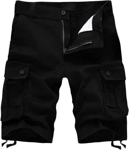 Vista 15 de Alalaso Mens Cargo Shorts Relaxed-Fit Ripstop Lightweight Pants Hiking Outdoor Work Short Trousers with Multi-Pocket
