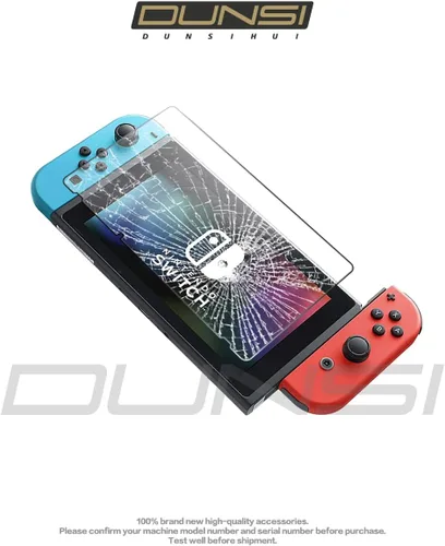 Vista 6 de DUNSIHUI Paquete de 3 protectores de pantalla para interruptor, antiarañazos, dureza 9H, cobertura completa para interruptor de vidrio templado