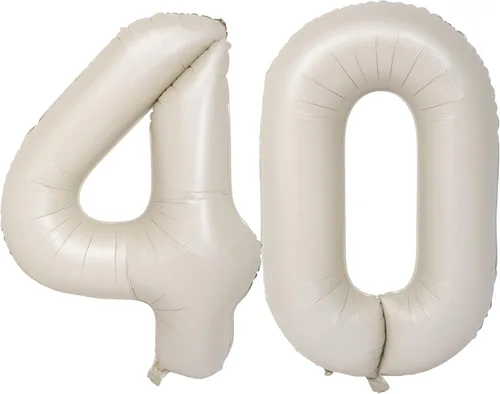 Vista 331 de Globos de 40 pulgadas con números de caramelo, papel de aluminio de helio, globos de látex de Mylar para fiesta de cumpleaños, decoración digital 0