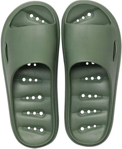 Shower Shoes Quick Drying Non-Slip Comfortable Men Women House Slippers Pool Slides Lightweight Beach Sandals with Drain Holes