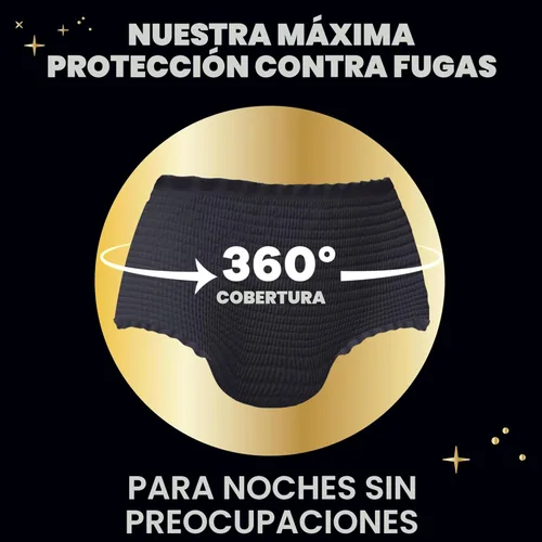 Vista 3 de Always ZZZ - Ropa interior desechable para mujer, grande, cobertura de 360° para noches sin preocupaciones, 14 unidades (2 paquetes de 7)