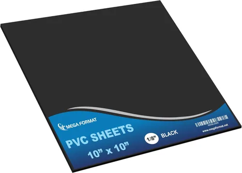 Vista 51 de Mega Format Hojas de plástico de PVC expandido – Hoja negra rígida de 5 x 7 pulgadas para manualidades, señalización y exhibiciones – Sintra