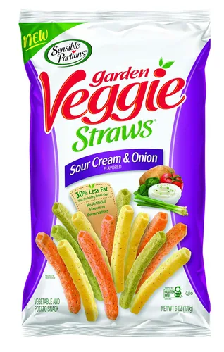 Vista 18 de Sensible Portions Garden Veggie - Pajitas de canela, 6 onzas