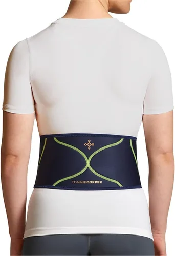 Vista 5 de Tommie Copper Soporte de espalda cómodo para mujer, ajustable, absorbe el sudor, espalda transpirable y soporte de compresión muscular para todos