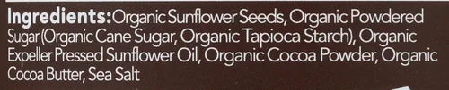 Vista 3 de 88 ACRES Chocolate orgánico con mantequilla de semillas de girasol, 14 onzas