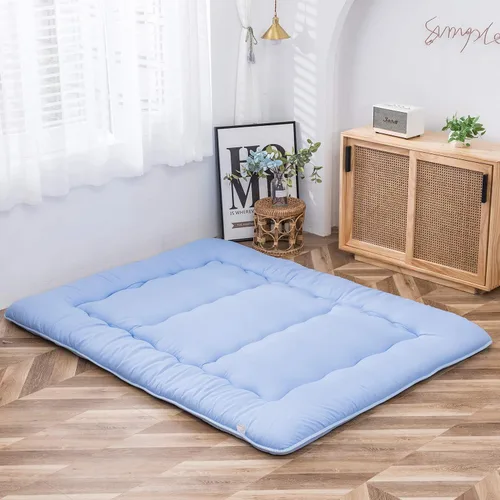 Vista 500 de Colchón futón japonés de piso gris constelación, de piso tatami, portátil, para acampar, para niños, sofá cama plegable enrollable con protector