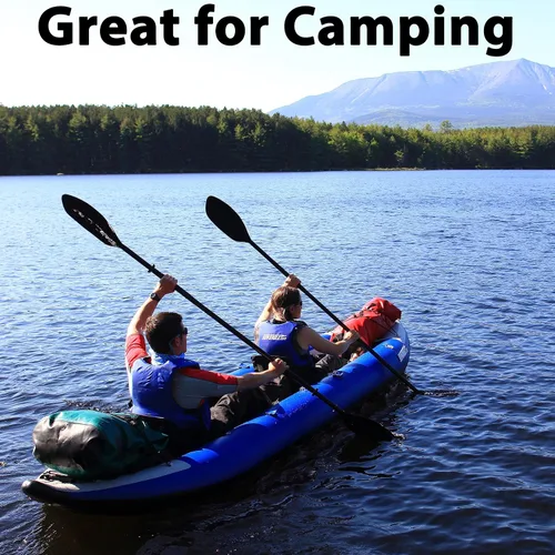 Vista 6 de Sea Eagle 420X Explorer - Kayak inflable - pesca, excursión, camping, exploración y riego blanco, auto-fianza, skeg extraíble, piso de punto de caída