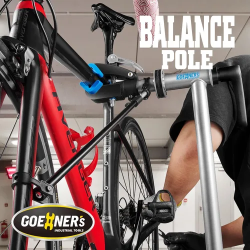 Vista 5 de GOEHNER's Soporte de reparación de bicicletas resistente (carga máxima de 100 libras), soporte de bicicleta para mantenimiento resistente