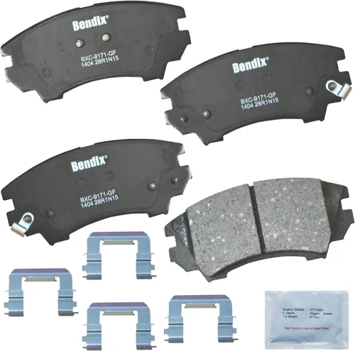 Vista 89 de Pastillas de freno delanteras semi-metálicas Bendix Priority1 CFM1774 para Ford Transit 2019-2017, Transit-150 2021-2015, Transit-250 2021-2015