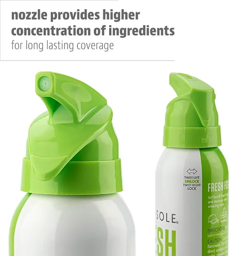 Vista 3 de Sof Sole Spray desodorante para zapatos, bolsa de gimnasio y casillero fresco