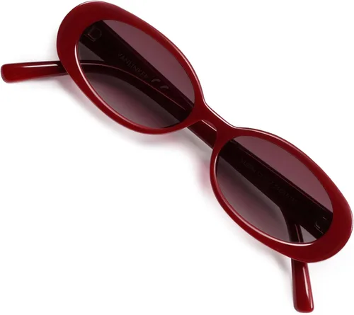 VANLINKER Polarized Retro Oval Sunglasses for Women and Men Small 90s Style VL9580