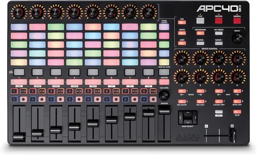 Vista 15 de Akai Professional APC Key 25 MK2 - Controlador de teclado USB MIDI de 25 teclas para lanzamiento de clip con Ableton Live Lite, 40 almohadillas RGB