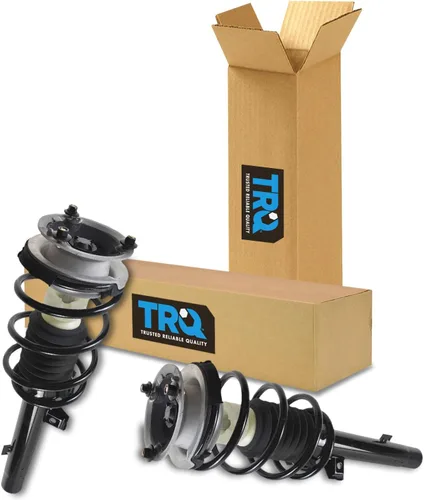Vista 219 de TRQ Conjunto de Amortiguador y Resorte Delantero Cargado con Resorte Helicoidal Pre-ensamblado Compatible con Jeep Cherokee Limited AWD 14-22 Sin