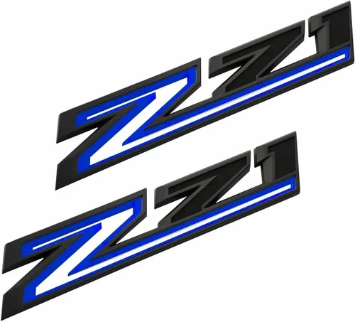 Vista 12 de 2 calcomanías de repuesto para guardabarros laterales Z71 RH LH LH de gran tamaño para Chevy Silverado 2019-2021 (negro rojo)
