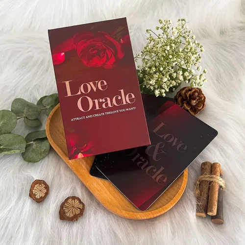 Cartas Oracle de amor, 56 cartas Oracle de amor, baraja de Oráculo de llama gemela, cartas de tarot para principiantes, explora de forma
