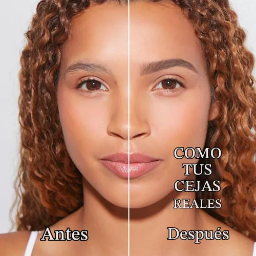 Vista 4 de Lápiz de tinta para cejas de Brow Stylist - Micro lápiz para cejas de 4 puntas con juego de elevación y agarre, con 3 plantillas para cejas 1 pieza