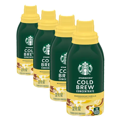 Vista 11 de Starbucks Cold Brew Concentrado de café, café helado con sabor a vainilla de Madagascar, 32 onzas líquidas