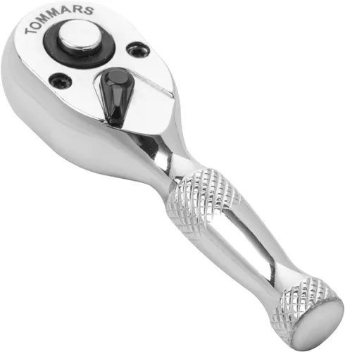 Vista 13 de TOMMARS Llave de trinquete de 1/2 pulgada, llave de trinquete de liberación rápida de 72 dientes, reversible, regalos para hombres, herramientas