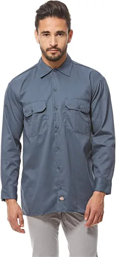 Vista 5 de Dickies Camisa de trabajo de manga larga para hombre Air Force Blue V1