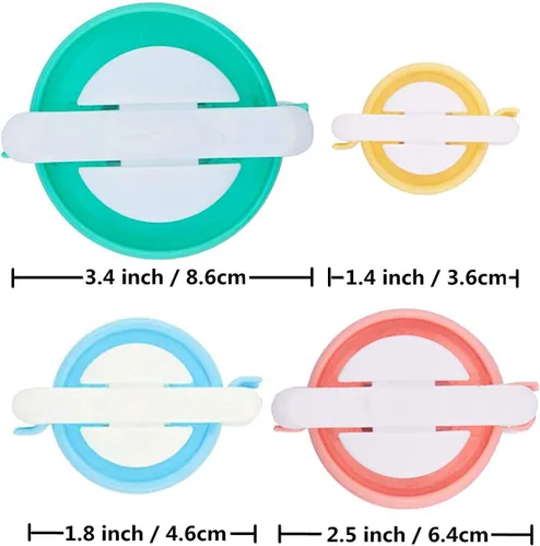 Vista 3 de Máquina de pompones de 4 tamaños, juego de herramientas para hacer pompones para tejer bolas de pelusa, hilo de lana, proyecto de manualidades