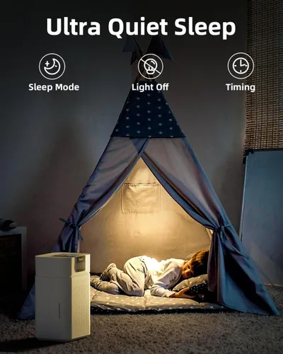 Vista 10 de Air Purifier for Home Large Room, VEWIOR HEPA Air Purifier Bedroom Cover up to 1800ft² with Essential Diffuser, AUTO Mode, Sleep Mode, Timer, Lock