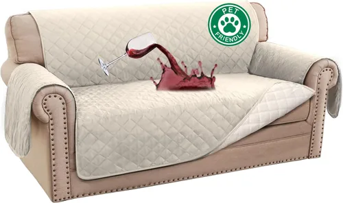 Vista 60 de Turquoize Funda 100 % impermeable para sillón de ala, protector de sofá, triple antideslizante, protector de muebles para mascotas, niños, perros