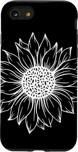 Vista 18 de iPhone 16 Cute and Beautiful White Flower of Sunflower Case