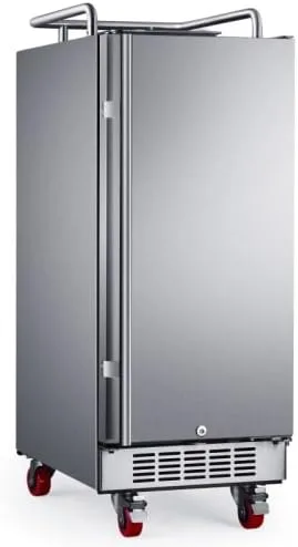 EdgeStar BR1500SSOD Refrigerador de conversión Kegerator para exteriores incorporado de 15 pulgadas