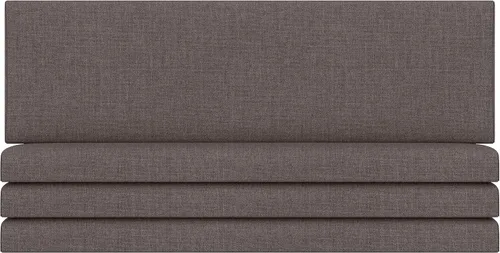 Vista 9 de Jaxx Panelist - Cabecero acolchado moderno, juego de 4 paneles para montar en la pared (cada uno de 11.25 x 38 pulgadas), tamaño King