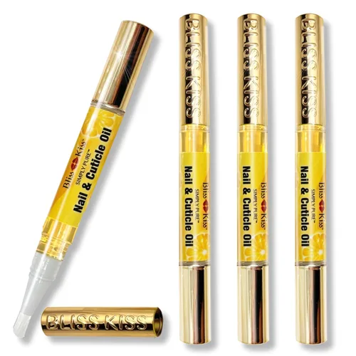 NUEVO Bliss Kiss simplemente aceite puro de cutícula y uña kit principiante