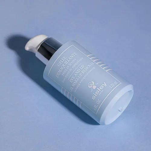 Vista 3 de Sisley Paris Gel removedor de maquillaje para ojos y labios, 4.1 fl oz, elimina el maquillaje impermeable, textura suave y fundida, fórmula suave