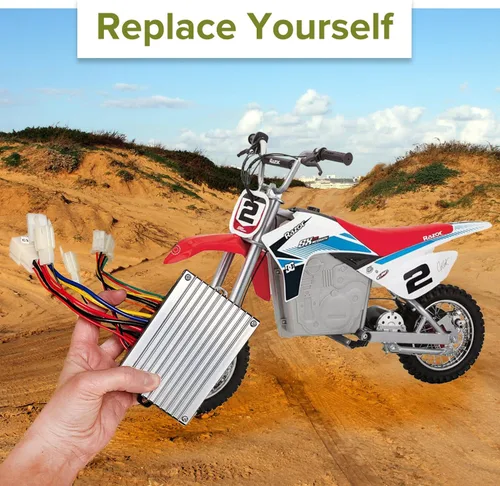 Vista 7 de AlveyTech Módulo de control de 36 voltios para Razor SX500 McGrath Dirt Rocket (V1+) - Controlador de bicicleta de velocidad de repuesto