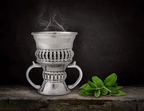 Vista 9 de AM Regal Metal Bakhoor - Quemador de incienso e incienso Bukhoor Naaim (paquete de 3)