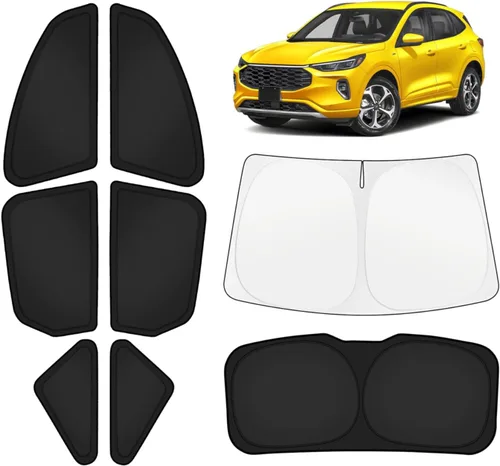 Vista 180 de KUST - Parasol plegable para parabrisas para BMW X1 E84, accesorios 2011 2012 2013 2014 2015, protector de visera de sol ajustable que bloquea