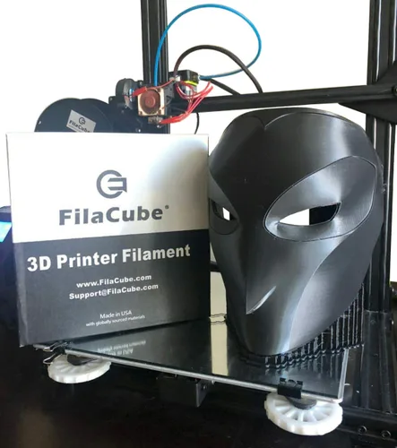 Filamento PLA negro 1.75 - FilaCube PLA 2 1.75mm Suministro de plástico para impresora 3D compatible con impresión FDM Ender monoprice prusa cr 10