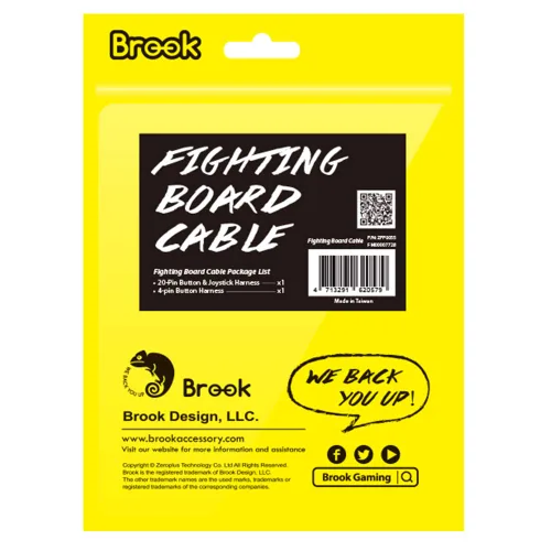 Vista 4 de Brook Fighting Board Cable 20-Pin Harness with 4-Pin Button Harness for DIY Arcade Stick Builds, Compatible with Brook Fighting Boards, Sanwa and