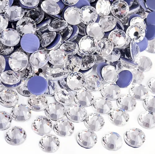 Vista 93 de Hot Fix - Diamantes de imitación de cristal con parte trasera plana, gemas de diamante de 0.189 in (20 ss, 1440 unidades, rojo)