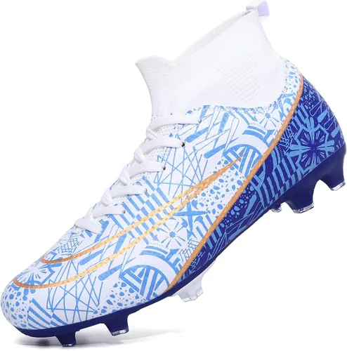 Tacos de fútbol para hombre y mujer, zapatos de fútbol para interiores y exteriores