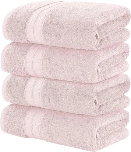 Vista 14 de Modern Threads Paquete de 4 Sábanas de Baño SpunLoft Azul 35x66 pulgadas