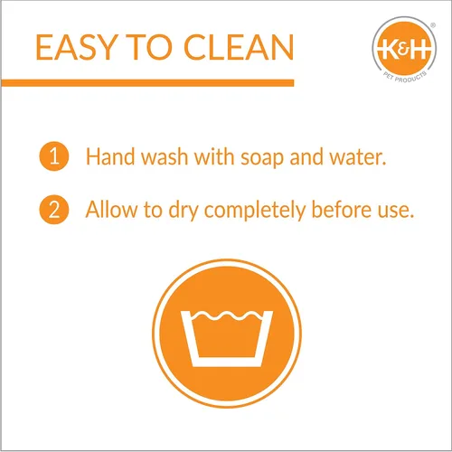 Vista 5 de K&H Pet Products Calentador de cama para mascotas para microondas, almohadilla térmica multiusos para gatos y perros, colócalo dentro de la cama