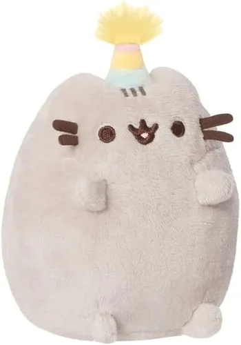 Vista 2 de Aurora, 61518, Party Pusheen pequeño, peluche ecológico, color gris