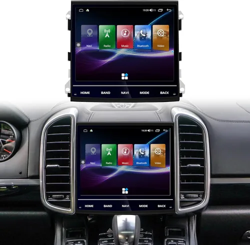 Radio para Porsche Cayenne 2011-2015: Unidad principal del sistema Android estéreo del coche 128G con Bluetooth AM FM Wireless Carplay Auto para