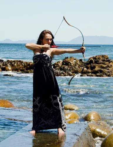 Vista 5 de Longbowmaker H1 - Arco largo hecho a mano al estilo húngaro, flagella recurvo, arco de caballo, tiro con arco, potencia de 20 a 110 libras