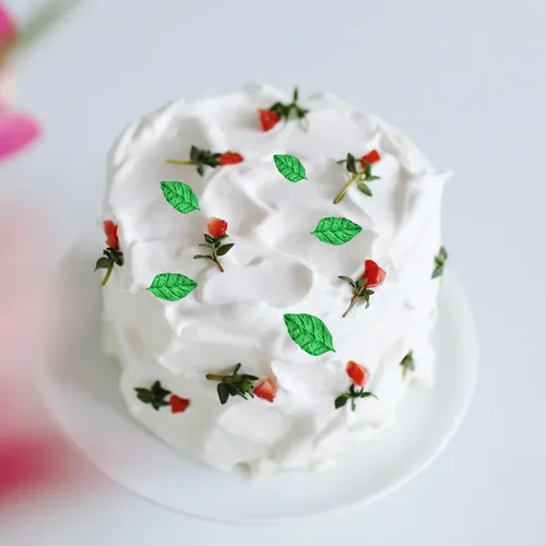 Vista 5 de Molde de fondant de hojas de flor de rosa Molde de silicona para decoración de pasteles Decoración de cupcakes Chocolate Candy Gum Pasta