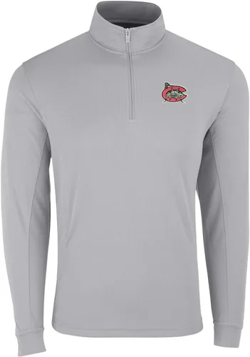 Vista 16 de Vantage Apparel Jersey con cremallera de un cuarto de béisbol de la liga menor