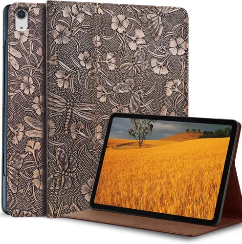Vista 14 de Gexmil Funda de cuero para iPad (A16) de 11ª generación de 11 pulgadas 2025, iPad de 10ª generación de 10.9 pulgadas 2022, cubierta protectora
