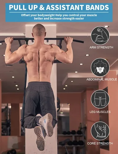 Vista 5 de Pull Up Bands, Resistance Bands, Pull Up Assistance Bands Set for Men & Women, Exercise Workout Bands for Working Out, Body Stretching, Physical