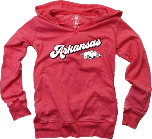 Vista 21 de Wes and Willy NCAA Camiseta con Capucha de Cuello en V para Niñas