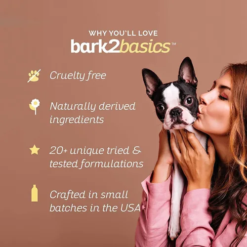Vista 5 de Bark2Basics Baby Bark - Champú para cachorros para perros, galones – Ingredientes derivados naturalmente, formulado para cachorros, grado de aseo